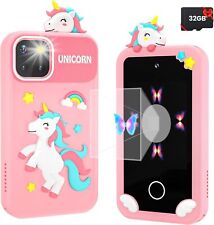 Kids Smart Phone for Girls with Holographic Pyramid ,32G Card fr 3-10 Boys Girls - US