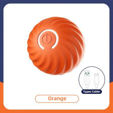 Smart Ball Interactive Pet Toy Moving Ball Gift -Orange - CN