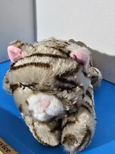 Smart Pet Love Plush Snuggle Kitty Behavior Anxiety Aid Pet Heartbeat Toy Stuffd - Gray - US