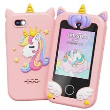 Kids Smart Phone Toys for Girls Ages 3-7 with Dual Camera - Pink-unicorn - Miami - US