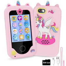 Kids Smart Phone for Girls Unicorn Gifts for Girls Age 6-8 Kids Phone with Ca... - US