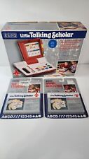 Vintage 1989 Vtech Little Talking Scholar Smart Play Questions Kids 25+ Cards+ - CA