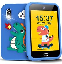 Kids Smart Phone Toys Age 3-8 Boys Pretend Phones with Dinosaur Case 28 Puzzl... - US