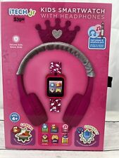 iTech jr Kids Smart Watch Headphones Pink Silver Crown Princess Queen - Comfort - US