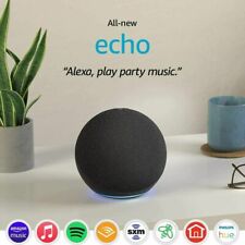 All-new Echo (4th Gen) | With premium sound, smart home hub, and Alexa Charcoal - Portland - US