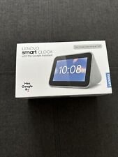Lenovo ZA4R0002US 4-Inch LCD Android Smart Clock With Google Assistant - Gray - Carlsbad - US