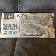 Smart Play Interactive Talking World Map For Kids Mat NIB - Mitchell - US