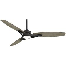 Minka Aire Molino 65 in. LED Indoor/Outdoor Coal Ceiling Fan with Remote - Costa Mesa - US