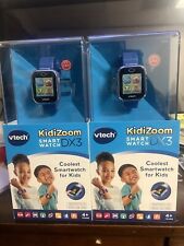 VTech KidiZoom Smartwatch DX3 For Kids, Blue, with One Micro-USB Cable- NEW - Humble - US