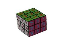 Kids Fun Hebrew Letters Cube toy Mind Game Magic smart Puzzle 7.5 cm - IL