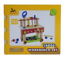 Sain Smart Jr. Wooden Tool Workbench Toddler Kids Workshop Set 41 Piece Ages 3+ - Matthews - US