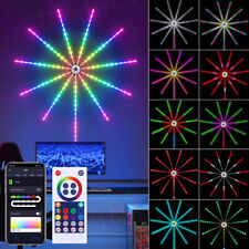 WiFi Smart LED Firework Strip Lights RGBIC Dream Colour Remote Music Speaker - US