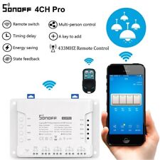 4CH Smart WiFi Circuit Breaker Light APP Control RF Switch Home Appliance On Off - CN