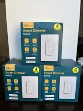 4 Pack Smart Dimmer Light Switch works with alexa google home Treatlife 3 Boxes - Cathedral City - US