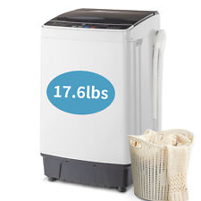 Home Portable Full Automatic Washing Machine 280W 17.6lbs Washer Clothing Clean - Flanders - US