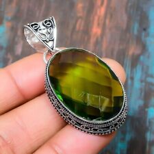 Peridot Gemstone Handmade Gift Jewelry Pendant 1.97 t512"