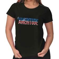 Ameritude American US Patriotic United States Womens Short Sleeve Ladies T Shirt