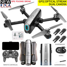 2022 New 4K HD Wide Angle Dual Camera GPS Drone FPV RC Quadcopter Wifi Follow Me