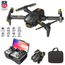 New RC Drone With 4K HD Dual Camera WiFi FPV Foldable Quadcopter +3 Battery 2024