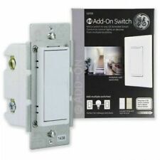 GE 3-Way Smart EZ ADD-ON Switch White/Almond Rocker 15A Bluetooth Zigbee Z-Wave - Hinton - US