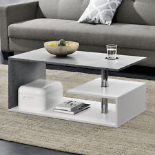 Coffee Table White/Concrete Table Side Table Living Room Table Sofa