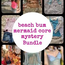 beach bum mermaid core 4pk mystery clothing bundle, size women's small