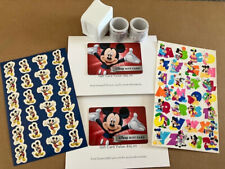 DISNEY GIFT CARD (2), RARE WALT DISNEY STICKERS+++ - ESTATE SALE!!!!!!!!!!!!!!!!