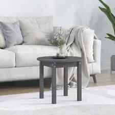 Coffee Table Grey Ø 45x40 cm Solid Wood Pine