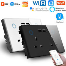 WiFi Socket&USB Charger Universal Plug&UK Standard Tuya Smart Home Socket Panel - CN