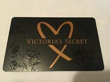 VICTORIA'S SECRET ( Canada ) Gold Heart, Black Flowers ( 2019 ) Gift Card ( $0 )