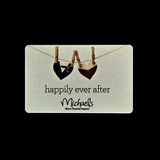 Michaels Happily ever after 2014 NEW COLLECTIBLE GIFT CARD $0 #6006