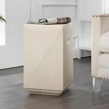 JONATHAN Y Accent Table 20.75 Contemporary Minimalist Cream Terrazzo Finish - Toronto - Canada"