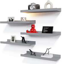 Mounted Shelves for Wall Decor, Modern Picture Ledge Shelf with Lip for Wall Sto - Toronto - Canada