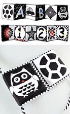 High Contrast Baby Cards Newborn Baby Items Baby Crinkle Toy Tummy Time Books