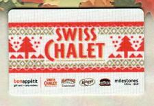 SWISS CHALET ( Canada ) Knitted Holiday Design 2013 Textured Gift Card ( $0 )