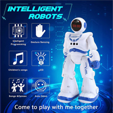 RC Robot Toy for Kids Remote Control Gesture Sensing, Singing, Smart Christmas - CN