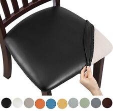 4pcs 100% Waterproof PU Leather Dining Chair Slipcovers - Mumbai - India