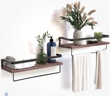 Wall Mounted Floating Shelf with Rail and Metal Towel Rod for Kitchen and Bathro - Toronto - Canada