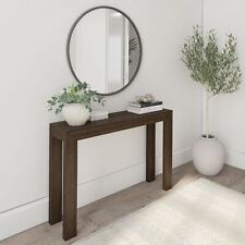 Modern Solid Wood Console Table, 46.25 Inch, Sofa Table, Narrow Entryway Tabl... - Eugene - US