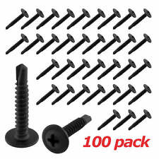 Black Phosphate Phillips Wafer Head Self Tapping/Drilling Screws 1 1/2 (100/pk) - Los Angeles - US"