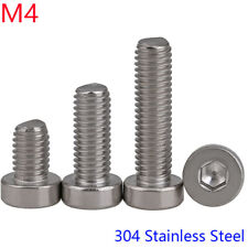 M4 x 0.7 4mm 304 Stainless Steel Low Head Allen Bolt Hex Socket Cap Screws - A2 - 光明区 - CN