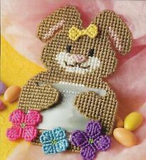 BUNNY GIFT CARD HOLDER HOME DECOR PLASTIC CANVAS PATTERN INSTRUCTIONS