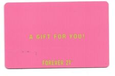 Forever 21 A Gift For You Pink Gift Card No $ Value Collectible