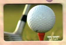 WALMART Golf Ball on Tee ( 2008 ) Textured Gift Card ( $0 )