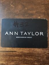 Ann Taylor Loft Gift Card Valued At $32.16 No Expiration Date SH0