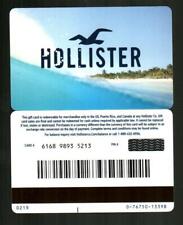 HOLLISTER Rolling Wave and Sandy Beach 2019 Gift Card ( $0 ) V1