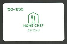 HOME CHEF Classic Logo Collectible 2022 Gift Card ( $0 - NO VALUE )