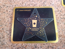 Starbucks Korea 2018 Rewards 7th Anniversary Star Gift Card w/Backing US Seller