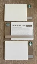 2016 Starbucks Gift Card. CREATE YOUR OWN. Set of 3. Mint Worldwide shipping.