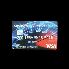 CreditOne Bank Speedometer paper back NEW COLLECTIBLE GIFT CARD $0